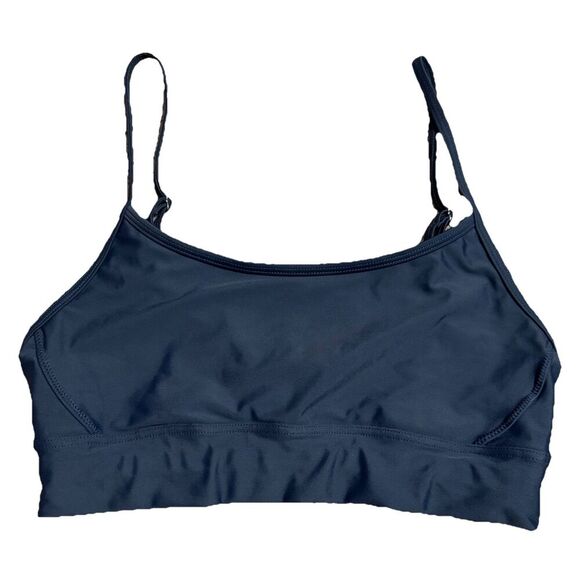 The Upside Revolve Solid Natacha Sports Bra Size US 8 Blue Stretch Athleisure - Picture 1 of 6